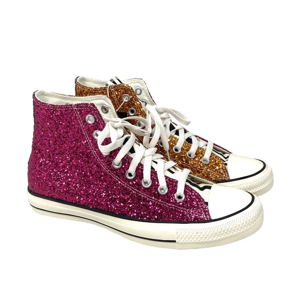 Converse Chuck Taylor High Synthetic Multi Women Sneakers Custom 173144C-PORWHT - Picture 3 of 11